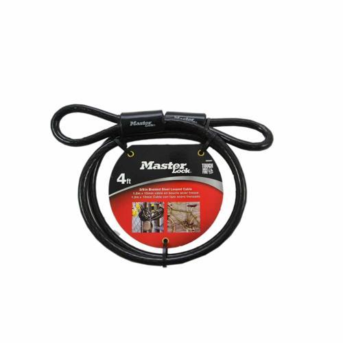 Master Lock Loop Ended Braided Steel Cable 1.2m X 10mm