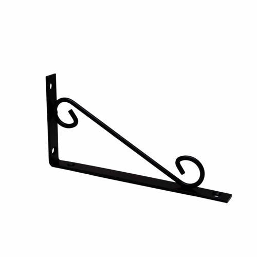 Carinya Shelf Bracket 125mm 20mm 250mm Satin Black