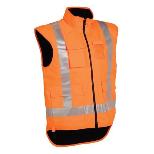 VEST HI-VIS HIGHWAY Orange 2XL