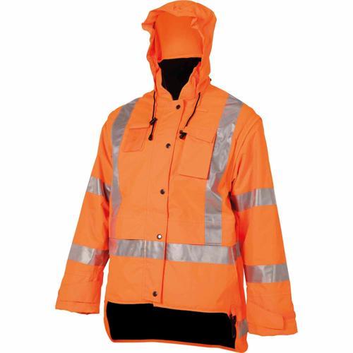 JACKET SAFETY HIGHWAY BOMBE Orange 2XL