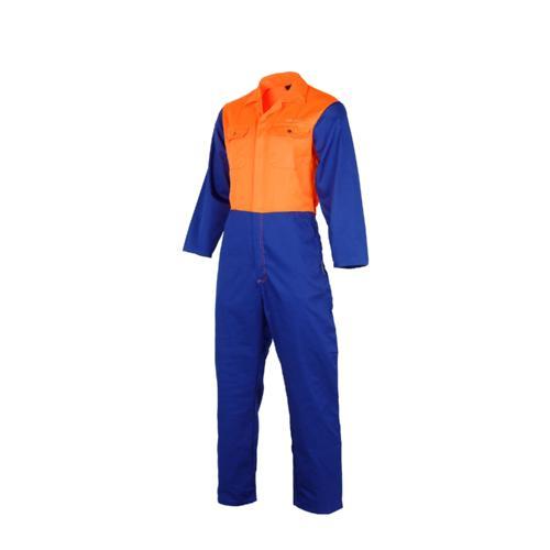 COVERALL UTILITY 2TONE Royal/Orange L