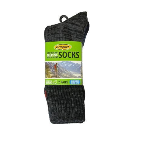 Merino Sock Grisport 2PK L