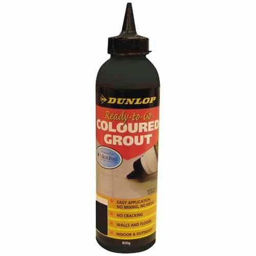 Dunlop Ready-To-Go Coloured Grout 800g Jet Black