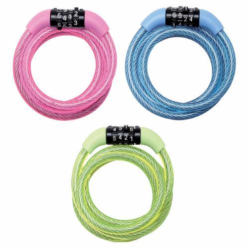 Master Lock Combination Cable Lock 1.2m X 8mm Assorted Colours