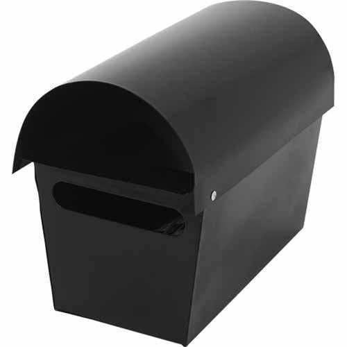 Mail Boss Wagon Metal Letterbox 235mm 170mm 290mm Black