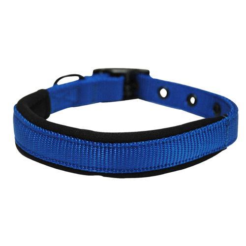 Yours Droolly Easy Street Dog Collar Medium Blue