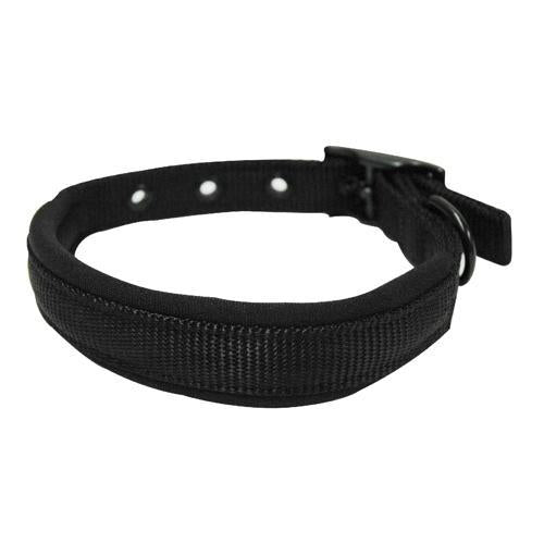 Yours Droolly Easy Street Dog Collar Large Black