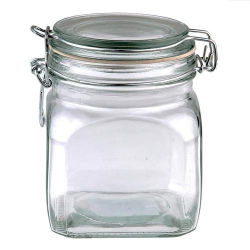 Kates Kitchen Glass Jar 750mL Square