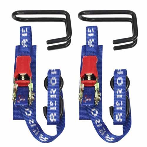 Aerofast TIEDOWN RATCHET MARINE 25mm X 1M 500BS 2 PACK 25mm X 1m Blue Pack of 2