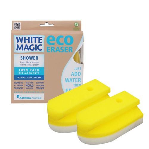 White Magic Shower Eraser Pack of 2