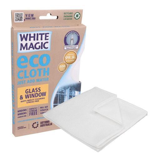 White Magic Glass & Window Microfiber Cloth 32cm