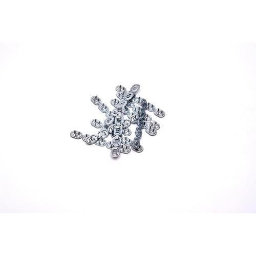 Cosio Nail Plate L: 30mm 20mm Silver Pack of 50