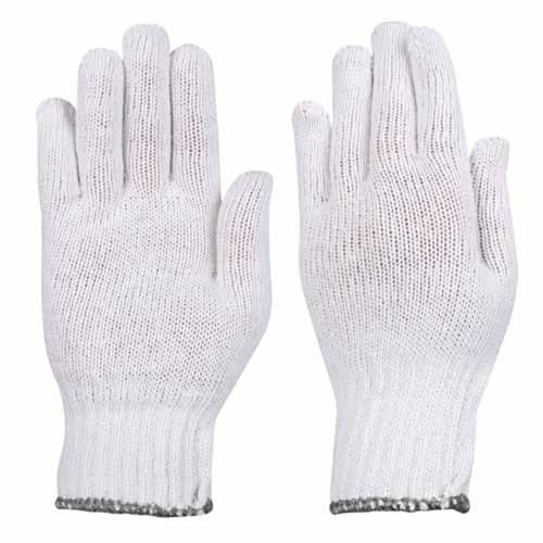 Omni Gloves Polycotton Small White