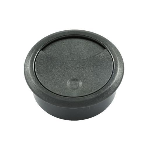 Hafele Cable Port Connector 60mm Charcoal