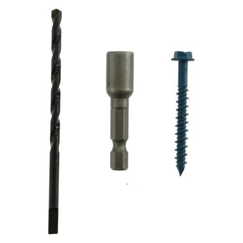 Cobra Concrete Screws Hex Head 25 Pack 4.5mm X 45mm Pack of 25