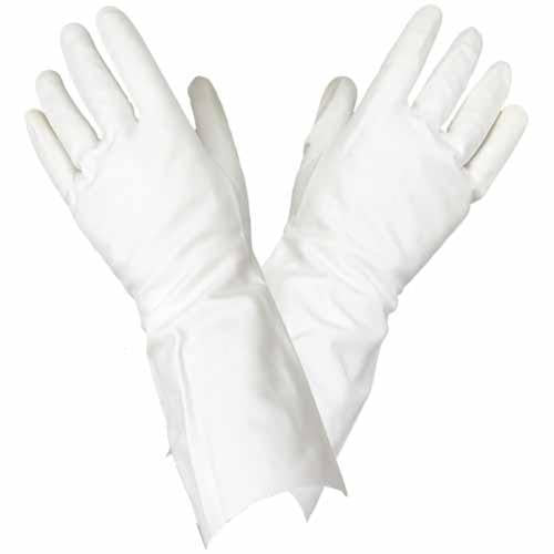 Soft Scrub Vinyl Gloves Medium White