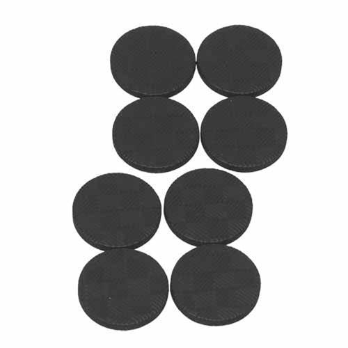 Soft Touch Grippers 38mm Black Pack of 8