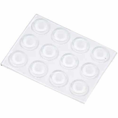 Soft Touch Bumpers 13mm Clear Pack of 12 4215395N