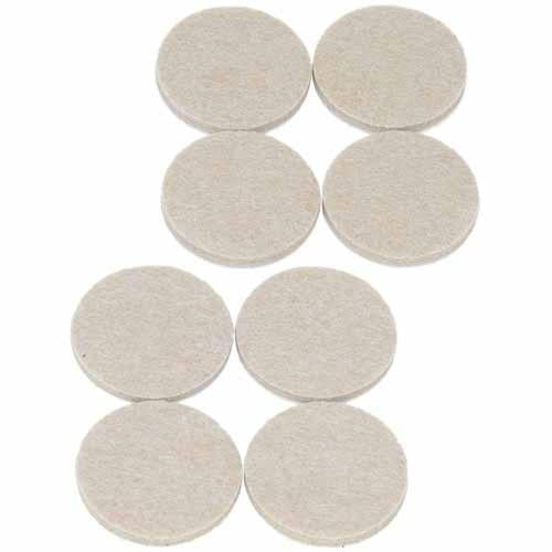 Soft Touch Felt Pads 38mm Oatmeal Pack of 8