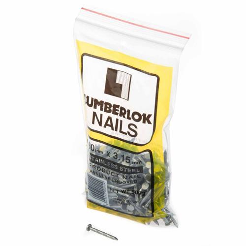 Lumberlok Product Nails (500g) 30 X 3.15mm Diameter Stainless Steel