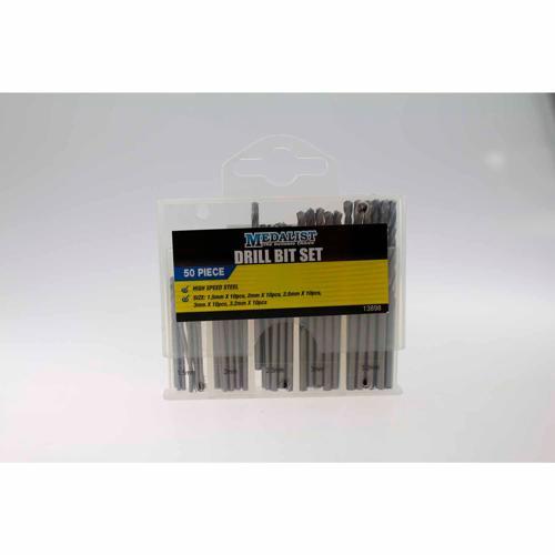 Medalist Drill Bit Set 50 Piece Steel