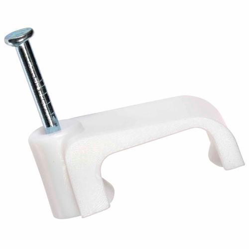 HPM Cable Clips Hook 15mm Pack of 20 White