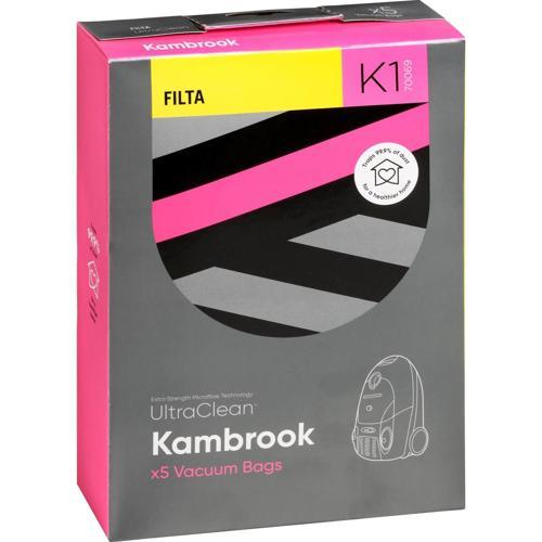 Ultra Clean Kambrook Vacuum Cleaner Dust Bags 5L White Pack of 5