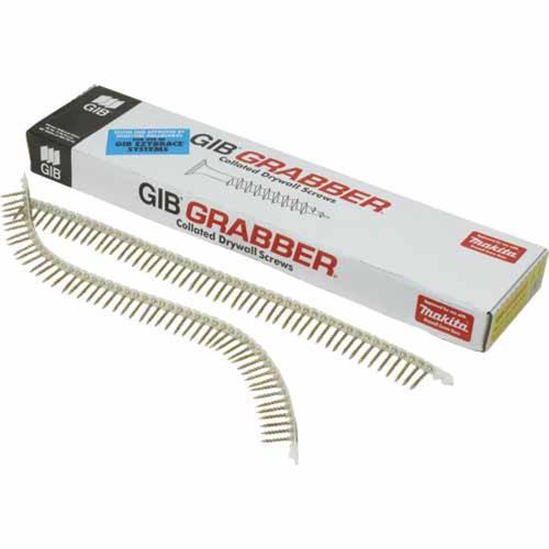 GIB Grabber Collated High Thread Plasterboard Screw 6g X 32mm Pack of 1000 Gold