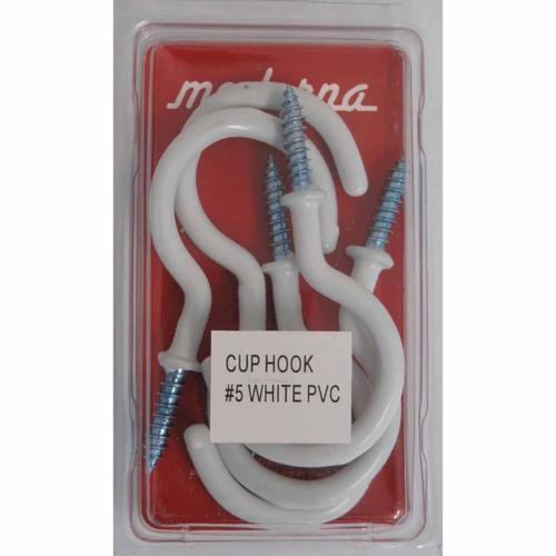 Moderna Cup Hook L: 52mm. 36mm Pack of 5