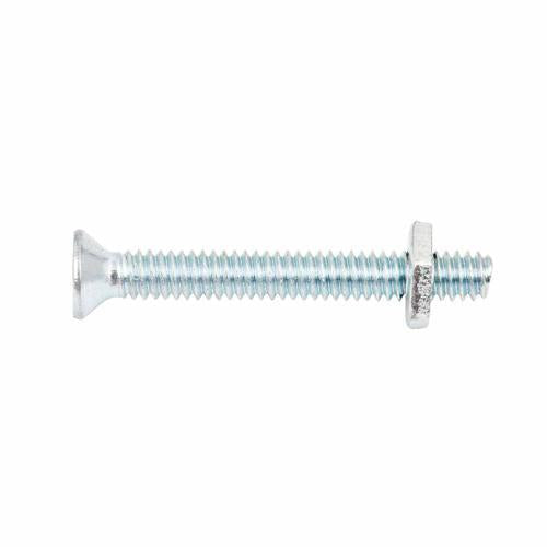 Zenith Mushroom Head Bolt & Nut 1/8 Inch X 25mm Zinc Plated Pack of 25