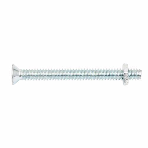 Zenith Countersunk Head Bolt & Nut 3/16 Inch X 50mm Zinc Plated Pack of 10