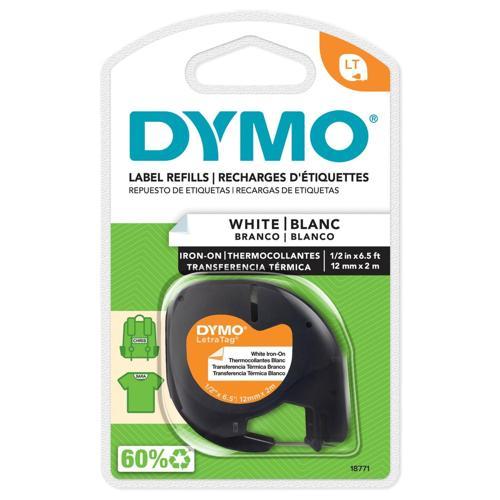 DYMO LetraTag Iron-On Tape White