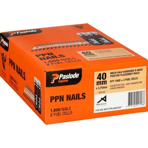 NAIL PPN 40mm GALV GAS 1600PK PASL