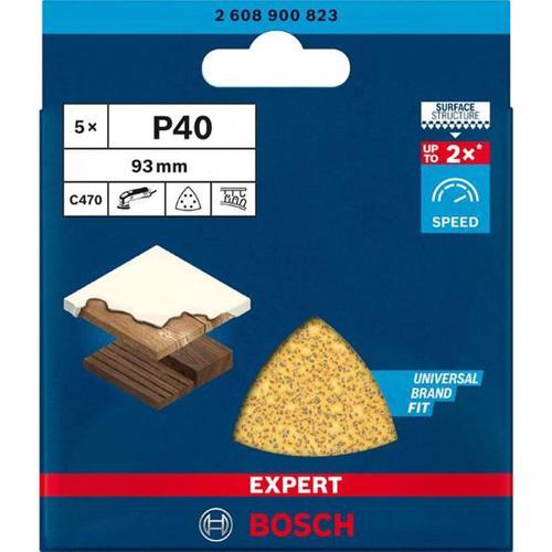 Bosch Expert C470 Delta Sanders G40 5pc 93mm