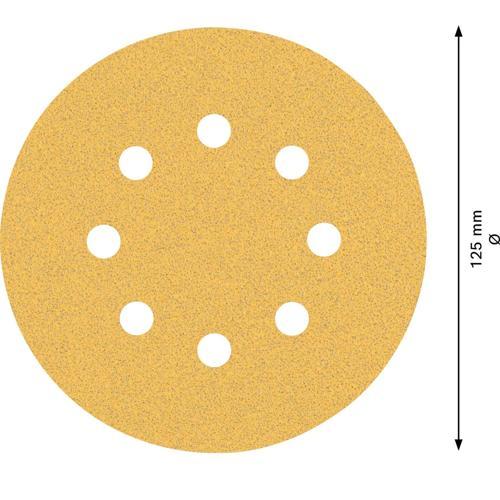 Bosch Expert Bosch Expert C470 G80 Sandpaper With 8 Holes For Random Orbital