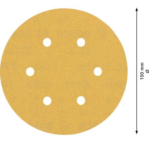 Bosch Expert Bosch Expert C470 G180 Sandpaper With 6 Holes For Random Orbital