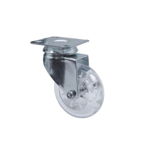 Winmore Hardware Urethane Swivel Castor 75mm Clear