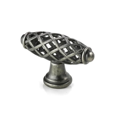 Sylvan Holbeck Cabinet Knob 36.8 X 58.2mm Pewter Finish