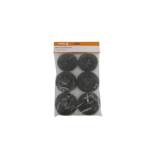 Scourer Pot Stainless Steel 6PC