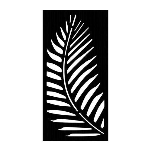 Strol SmartScreen Fern Decorative Screen 900 X 1800mm WPC Black