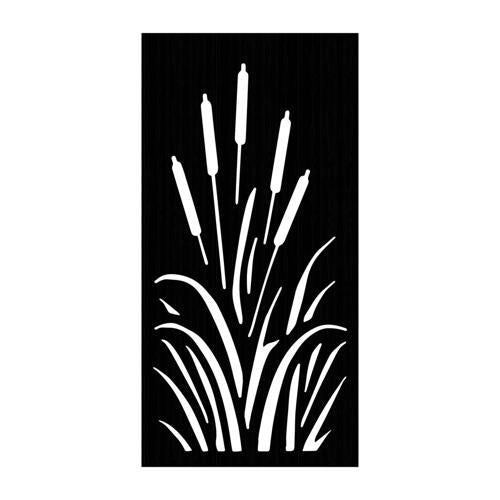 Strol SmartScreen Bulrush Decorative Sccreen 900 X 1800 WPC Black