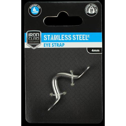 Iron Clad Eye Strap 4mm Stainless Steel 316