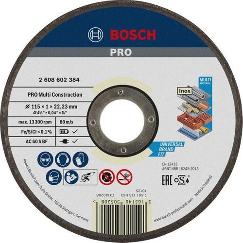 Bosch Multi Construction INOX Cutting Disc 1mm 115mm