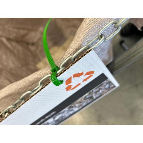 Number 8 Reusable Cable Tie L: 300mm X 4.8mm 100 Pack Black