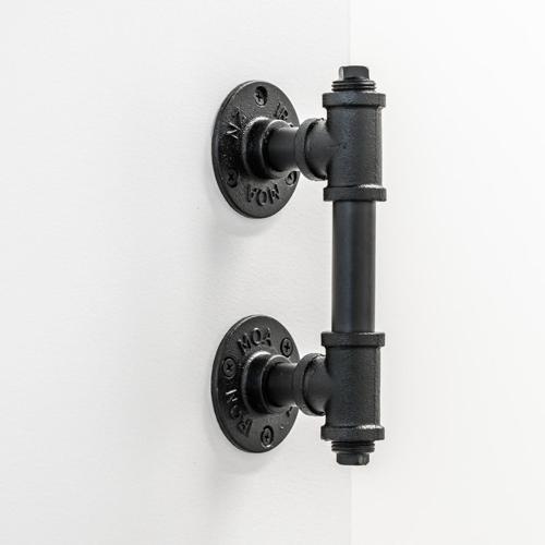 Iron Moa Small Pull Handle 185 X 80 X 65mm Black