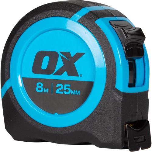Ox Compact Tape Measure 8m Black/Blue