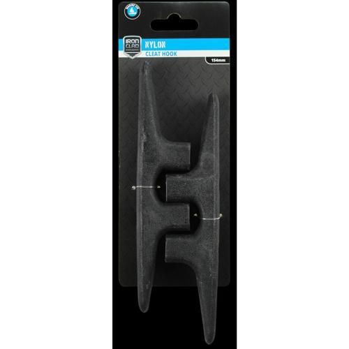 Iron Clad Cleat Hooks 154mm Black Nylon