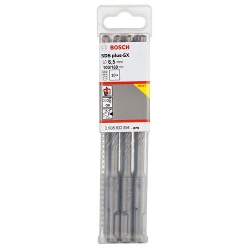 Bosch SDS Plus-5X Drill Bit 10PC 6.5 X 100 X 160mm