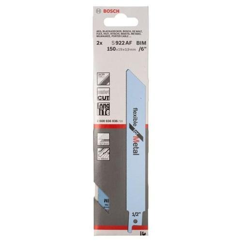 Bosch Flexible Saw Blade S922AF For Metal 2PC