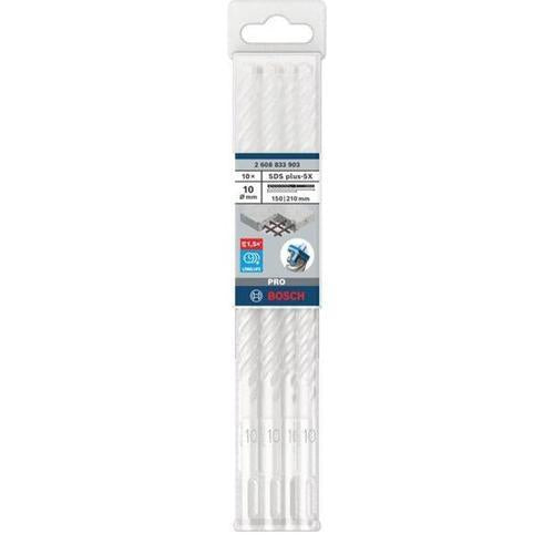 Bosch SDS Plus-5X Drill Bit 10PC 10 X 150 X 210mm